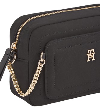 Tommy Hilfiger Bolsa de ombro primavera preta