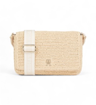 Tommy Hilfiger Transformabilna messenger torba iz bež rafije
