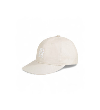 Tommy Hilfiger Berretto da baseball monogramma estivo bianco