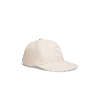 Tommy Hilfiger Baseballcap met monogram Zomer wit