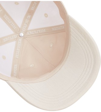 Tommy Hilfiger Baseballcap met monogram Zomer wit