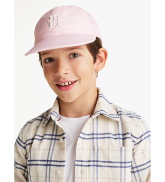 Tommy Hilfiger Bon de basebol com monograma Rosa vero