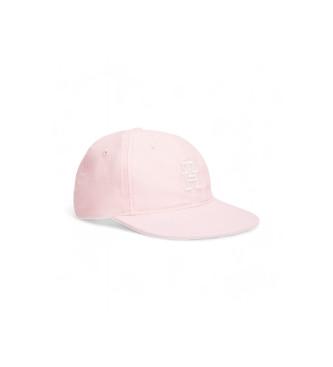 Tommy Hilfiger Monogrammed baseball cap Summer pink