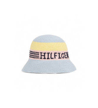 Tommy Hilfiger Wielokolorowa czapka szydełkowa Summer Prep