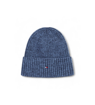 Tommy Hilfiger Gorro de fio torcido azul The Flag