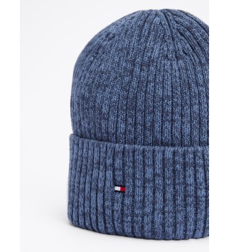 Tommy Hilfiger Gorro The Flag Twisted Yarn azul