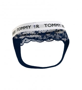 Tommy Hilfiger Navy lace thong