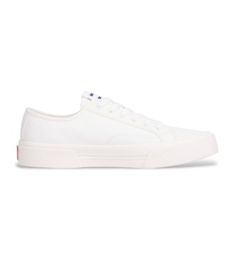 Tommy Hilfiger Sneakers i lrred, hvide