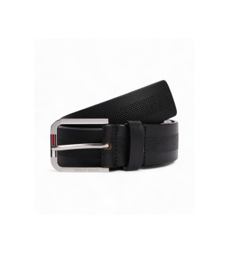 Tommy Hilfiger Ceinture en cuir Austin 3.5 Noir