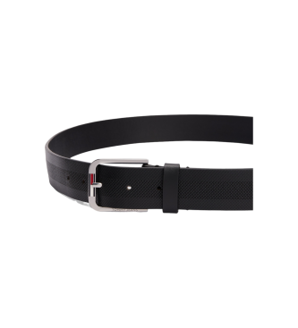 Tommy Hilfiger Ceinture en cuir Austin 3.5 Noir