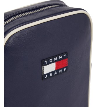 Tommy Hilfiger Granatowa torba kurierska City College