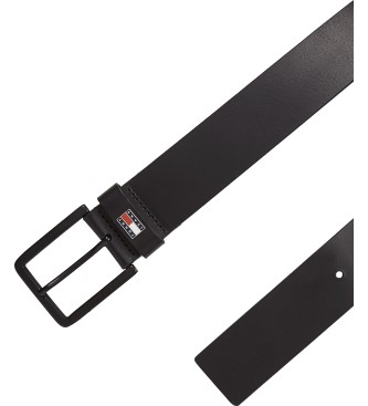 Tommy Hilfiger Ceinture en cuir Cuir 4.0 Noir