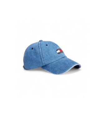 Tommy Hilfiger Erfgoed Denim Cap blauw