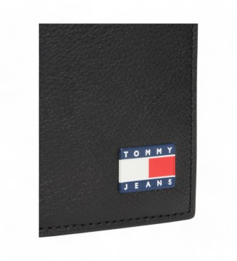 Tommy Hilfiger Heritage Slim lderpung sort