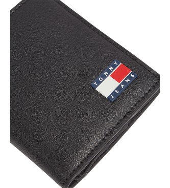 Tommy Hilfiger Heritage Slim lderpung sort