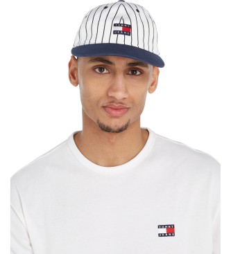 Tommy Hilfiger Czapka sportowa Heritage biała, granatowa