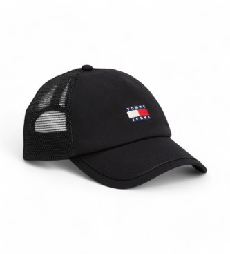 Tommy Hilfiger Cappellino da baseball Heritage Mesh nero