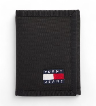 Tommy Hilfiger Trifold Brieftasche Schwarz