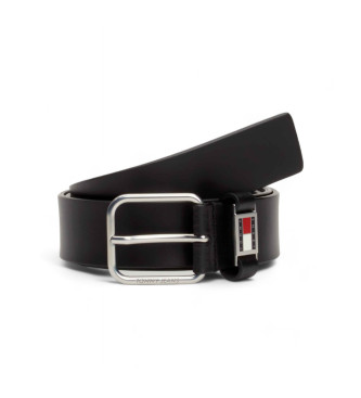 Tommy Hilfiger Leren riem Tjm Scanton 3.5 zwart