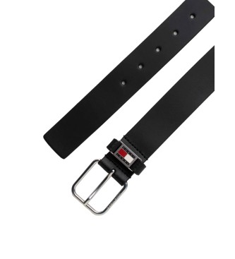 Tommy Hilfiger Leren riem Tjm Scanton 3.5 zwart