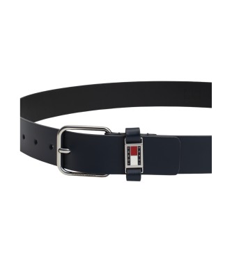 Tommy Hilfiger Cinto de couro Scanton 3.5 Marinho