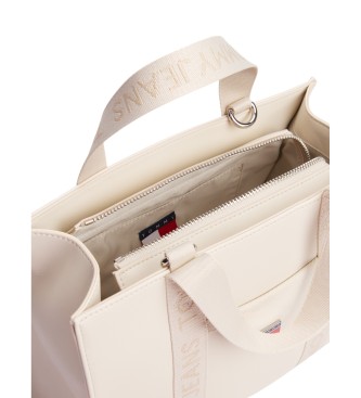 Tommy Hilfiger Bolso mini tote Daily Elevated blanco