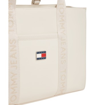 Tommy Hilfiger Mini borsa tote rialzata Daily bianca