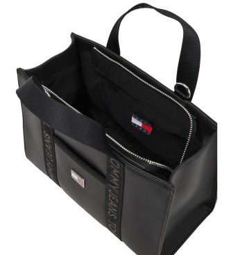 Tommy Hilfiger Daily Elevated mini tote torba Črna