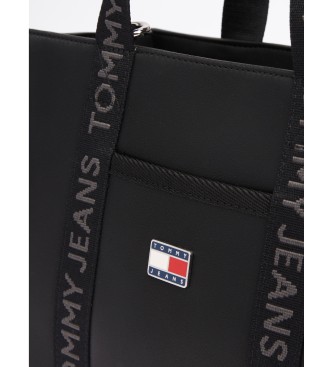 Tommy Hilfiger Bolso mini tote Daily Elevated Negro