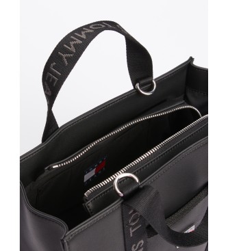 Tommy Hilfiger Daily Elevated mini tote torba Črna