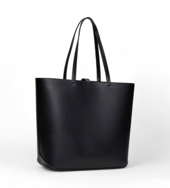 Tommy Hilfiger Saco tote essencial com logtipo metlico preto