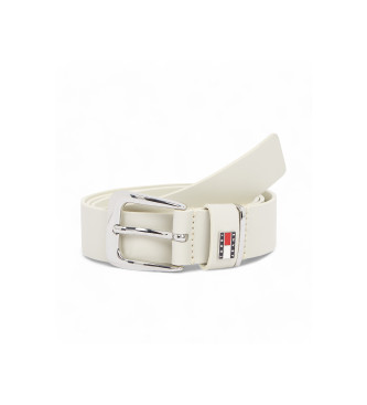 Tommy Hilfiger Cinturn de piel  Heritage 3.0 blanco