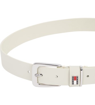 Tommy Hilfiger Ceinture en cuir Heritage 3.0 blanc