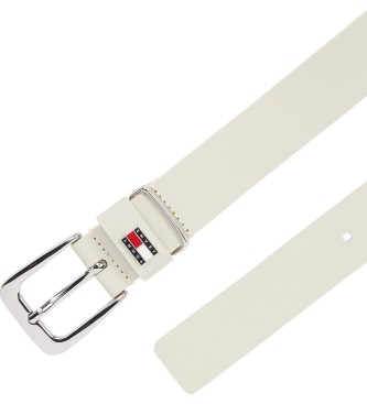 Tommy Hilfiger Cinturn de piel  Heritage 3.0 blanco