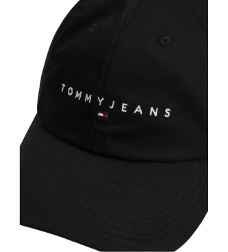 Tommy Hilfiger Kappe mit sechs Feldern und schwarzem Logo