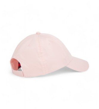 Tommy Hilfiger Basebollkeps med broderad logotyp rosa