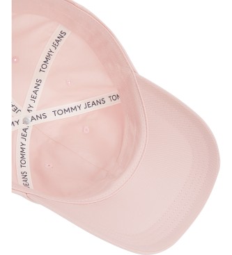 Tommy Hilfiger Basebollkeps med broderad logotyp rosa