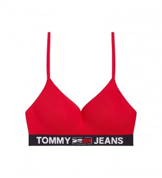 Tommy Hilfiger Padded Bra with Band red
