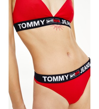 Tommy Hilfiger Tanga Logo Cintura rojo