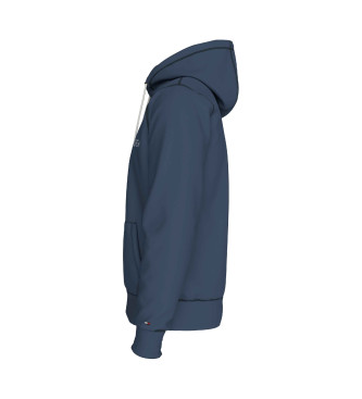 Tommy Hilfiger Sweatshirt with hood, drawstring and blue embroidered logo