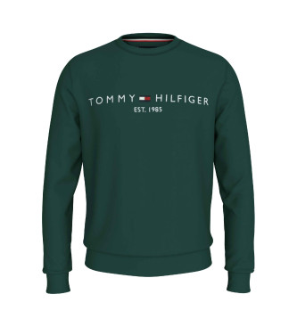 Tommy Hilfiger Mikina z logotipom zelena