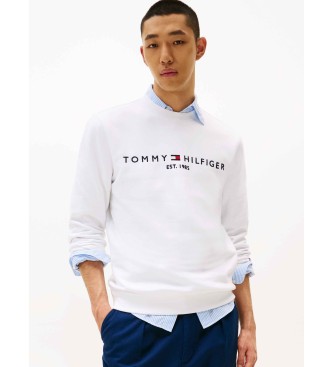 Tommy Hilfiger Sweat-shirt blanc avec logo