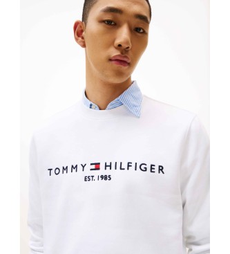 Tommy Hilfiger Sweat-shirt blanc avec logo