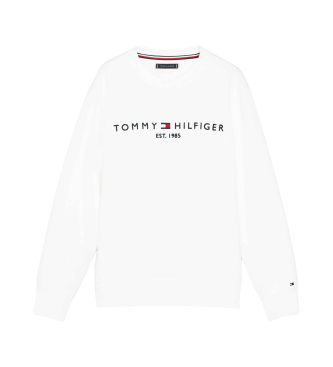 Tommy Hilfiger Sweat-shirt blanc avec logo