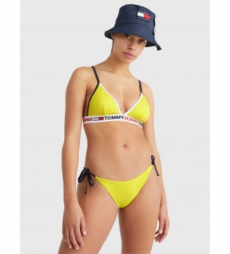 Tommy Hilfiger Top de bikini Triangle Fixed amarillo