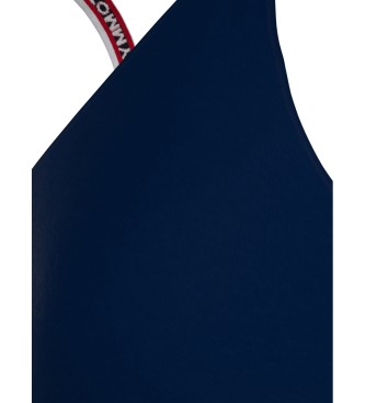 Tommy Hilfiger Reggiseno triangolare con scritta in fascia blu