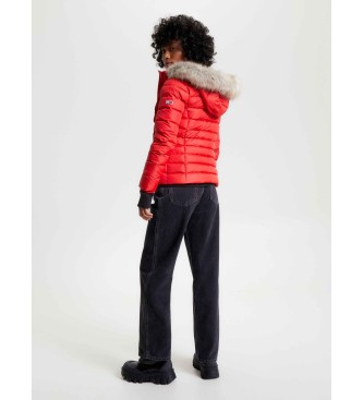 Tommy Jeans Essential Jacket with hood red