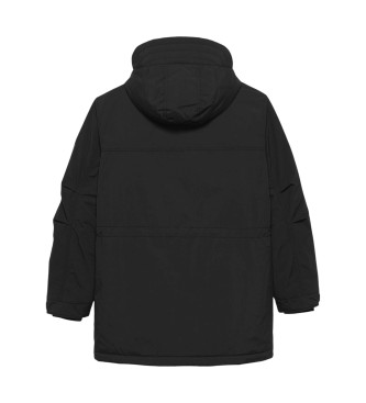 Tommy Jeans Parka Relax zwart