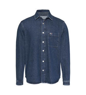 Tommy Jeans Regular Shirt blau