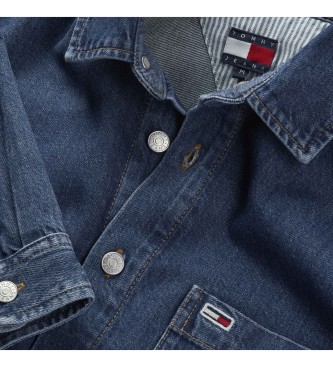 Tommy Jeans Regular Shirt blau